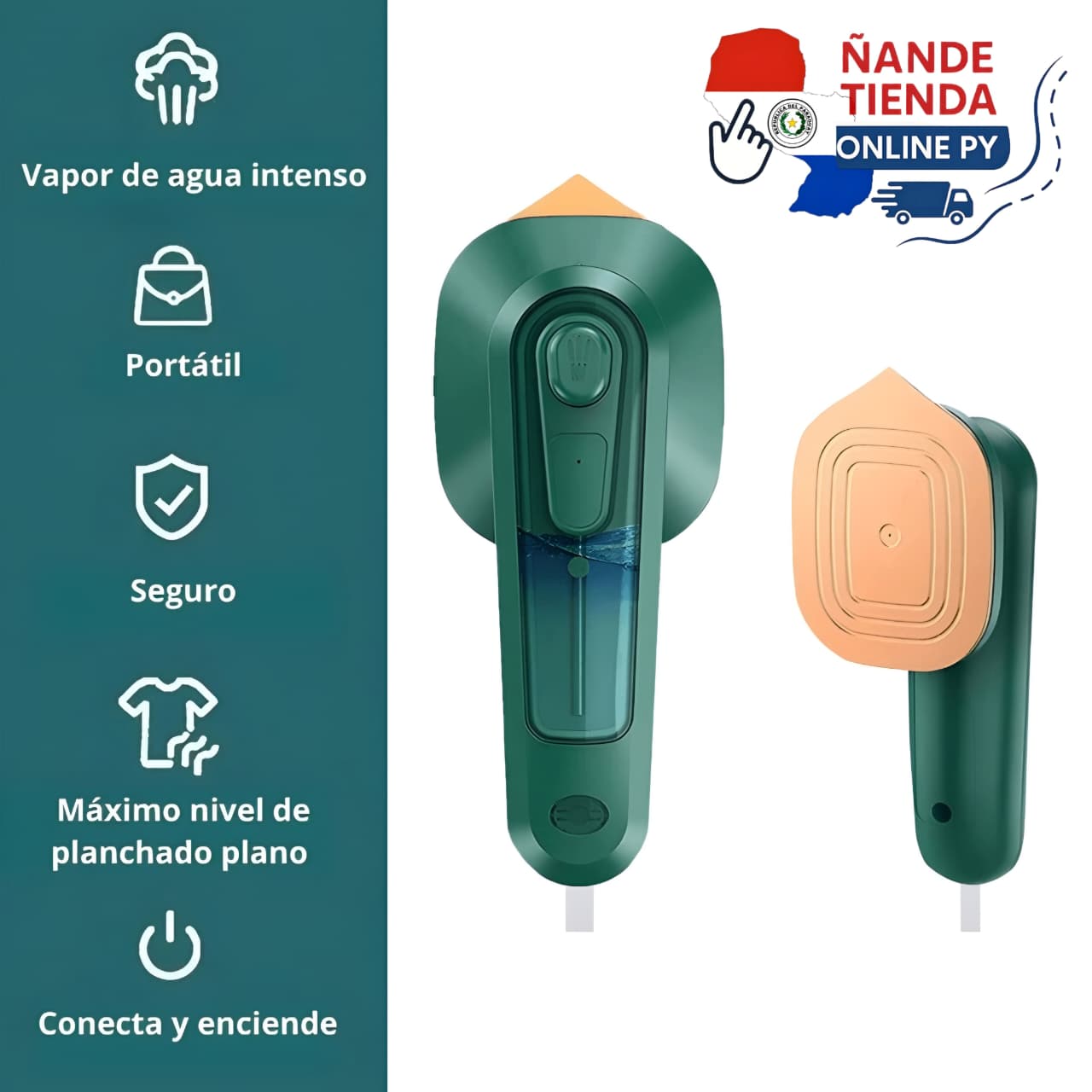 Plancha a vapor Portátil ✨
